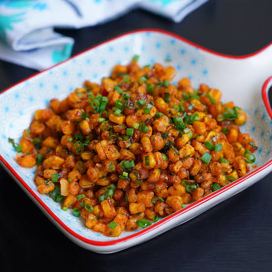 Crispy Corn Chaat